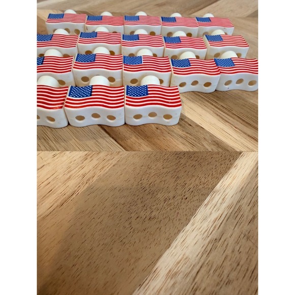 18PC American Flag String Light Covers Patriotic Fourth of July Decor - Picture 3 of 5